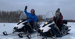 Катание на снегоходах