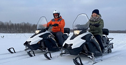 Катание на снегоходах