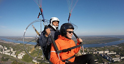 Полёт с инструктором на параплане с мотором